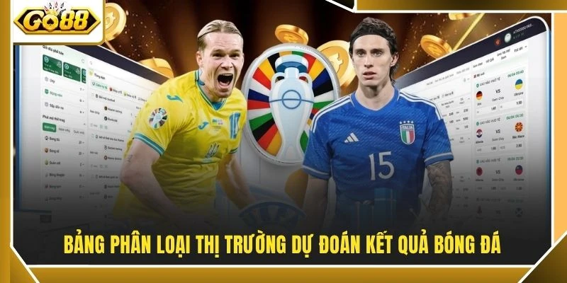 Bảng phân loại thị trường dự đoán kết quả bóng đá